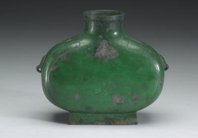 图片[2]-Bronze flask with animal-head rings, Qin to Han dynasty (221 BCE-220 CE)-China Archive